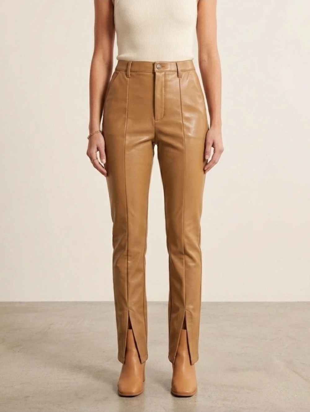 Abercrombie & Fitch Faux Leather Ultra High Rise Skinny Pants - Size 28/6